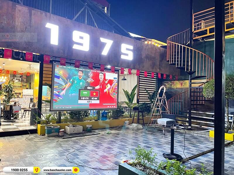 Lắp đặt hệ thống trình chiếu 4K chất lượng cho nhà hàng anh Tuấn tại Bắc Ninh