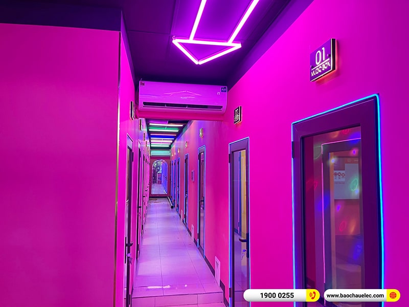 Lắp đặt hệ thống 14 phòng karaoke box trị giá 16 triệu/phòng cho quán Music Box tại Hà Nội