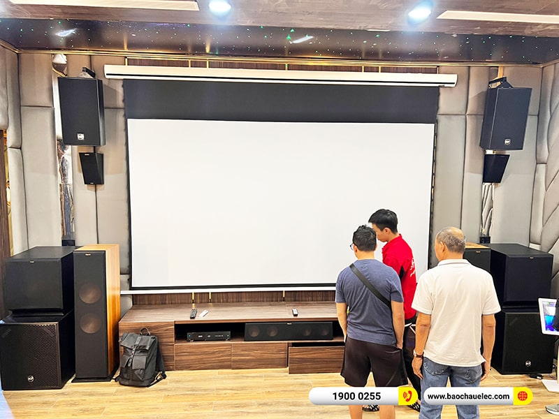 Lắp đặt hệ thống karaoke, nghe nhạc, xem phim trị giá gần 1 tỉ cho khách hàng tại Đồng Nai