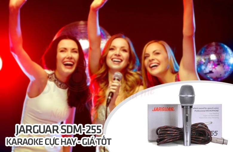 Micro dây Jarguar SDM-255 hát karaoke hay, giá tốt