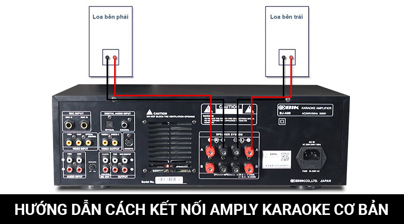 Kết nối Amply Karaoke Cơ Bản