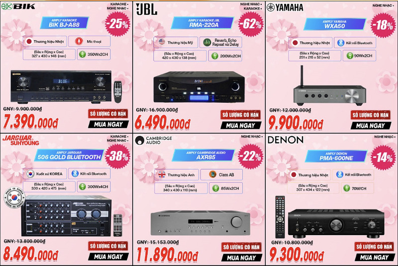 Mừng ngày quốc tế Phụ nữ 8/3, hàng loạt ưu đãi giá rẻ đến ngỡ ngàng 