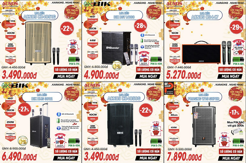 Loa k&eacute;o, loa bluetooth di động nhỏ gọn, gi&aacute; hời