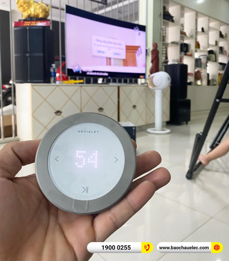 Lắp đặt bộ loa Devialet Phantom I 108DB Opera de paris đẳng cấp cho chị Hằng tại Đồng Nai
