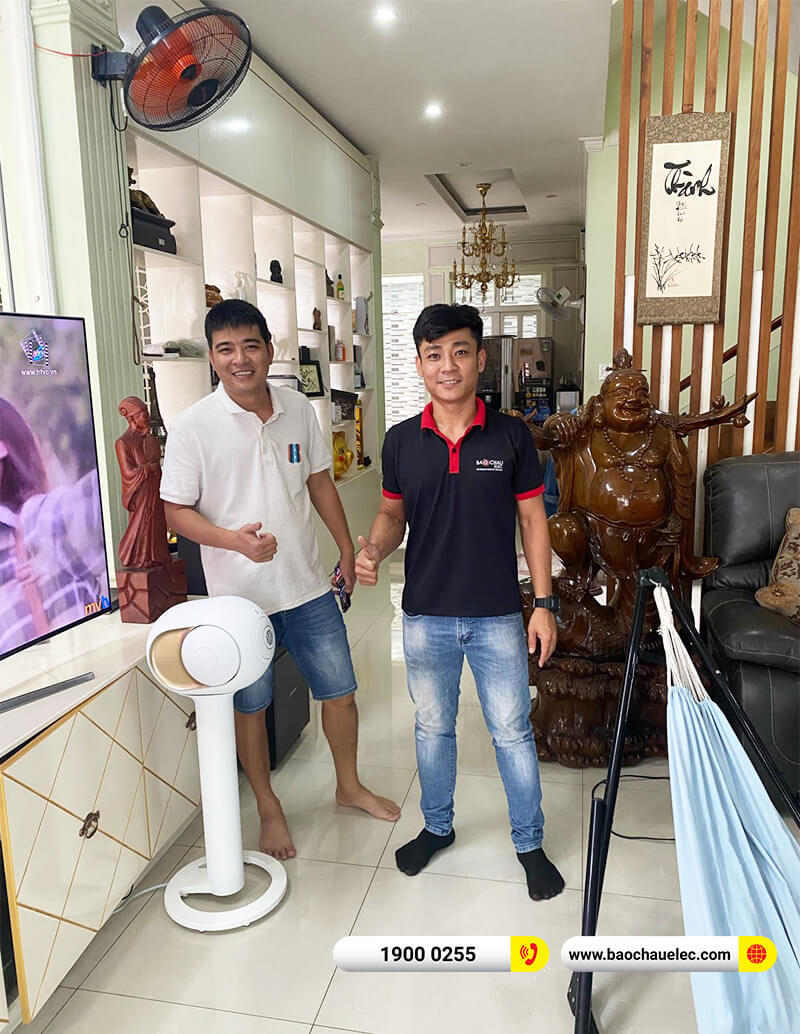 Lắp đặt bộ loa Devialet Phantom I 108DB Opera de paris đẳng cấp cho chị Hằng tại Đồng Nai