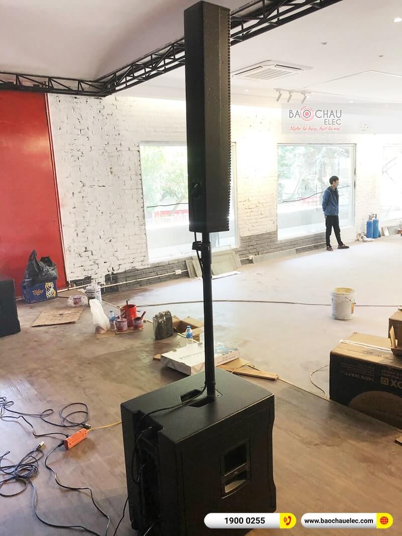 Lắp đặt bộ loa RCF EVOX 12 di động trị giá gần 130 triệu cho nhà hàng tại Hà Nội