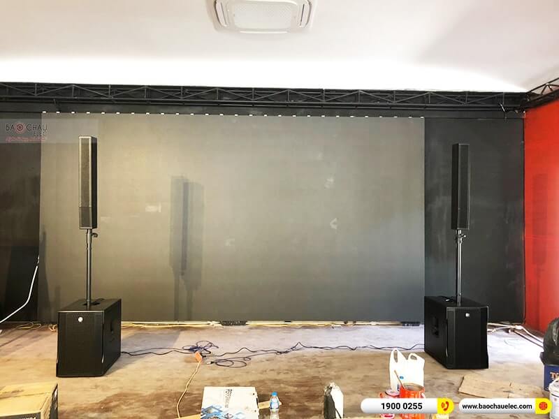 Lắp đặt bộ loa RCF EVOX 12 di động trị giá gần 130 triệu cho nhà hàng tại Hà Nội