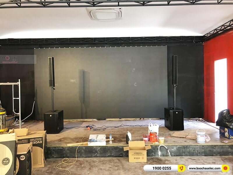 Lắp đặt bộ loa RCF EVOX 12 di động trị giá gần 130 triệu cho nhà hàng tại Hà Nội