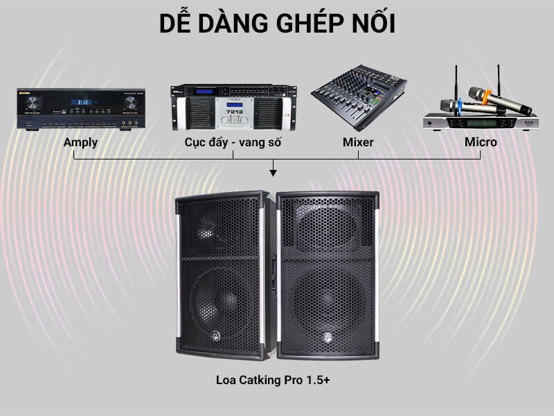 Loa hội trường - sân khấu CatKing Pro 1.5+