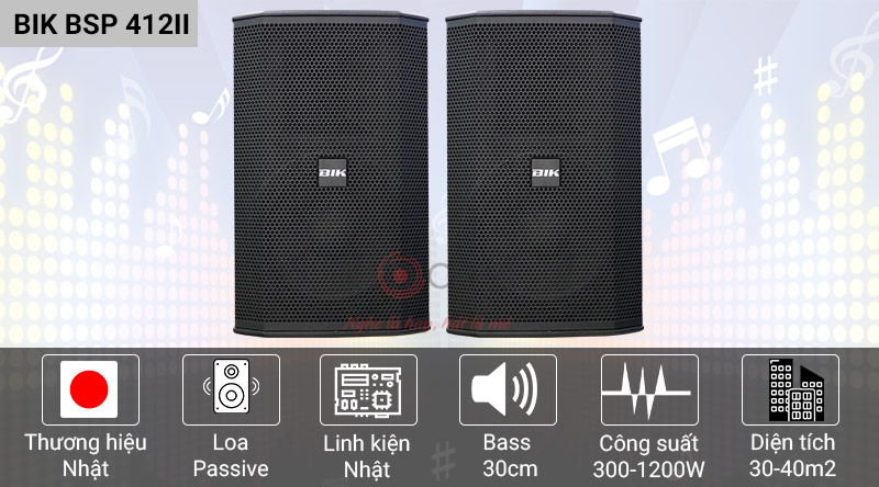 Loa karaoke BIK BSP 412II