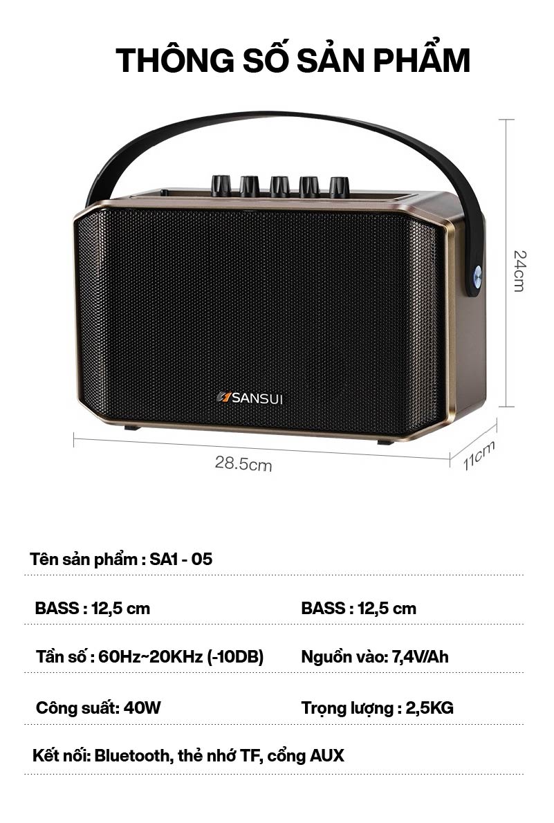 Loa kéo Sansui SA1-05