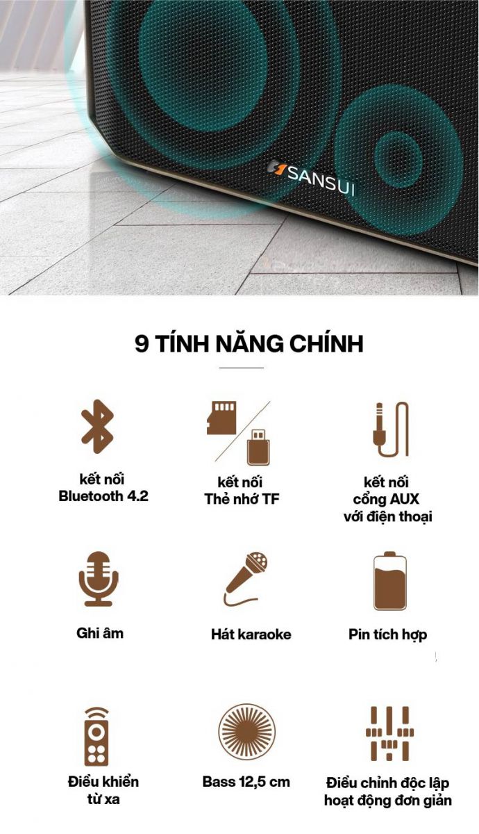 Loa kéo Sansui SA1-05