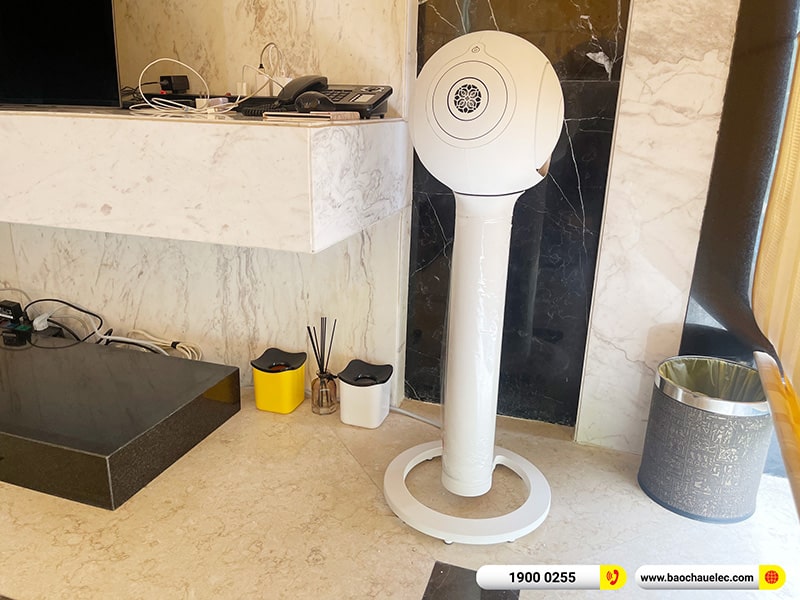 Lắp đặt bộ loa Devialet Phantom I 108DB Opera de paris 212tr cho anh Thành tại Hải Phòng