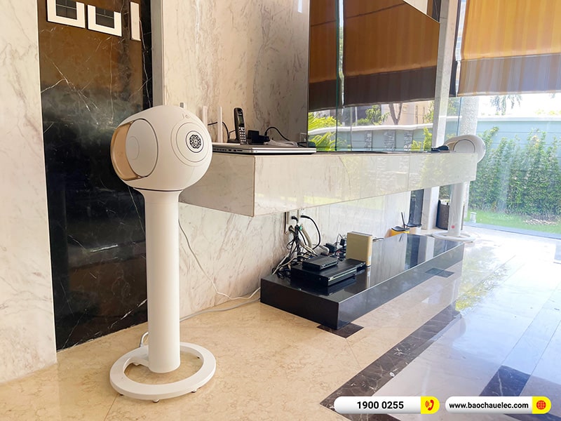 Lắp đặt bộ loa Devialet Phantom I 108DB Opera de paris 212tr cho anh Thành tại Hải Phòng