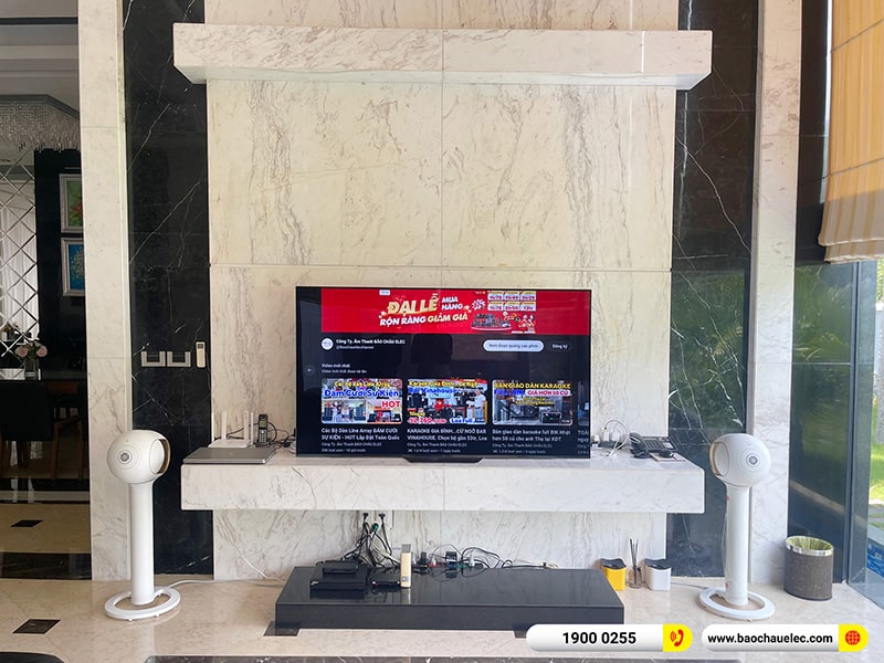 Lắp đặt bộ loa Devialet Phantom I 108DB Opera de paris 212tr cho anh Thành tại Hải Phòng