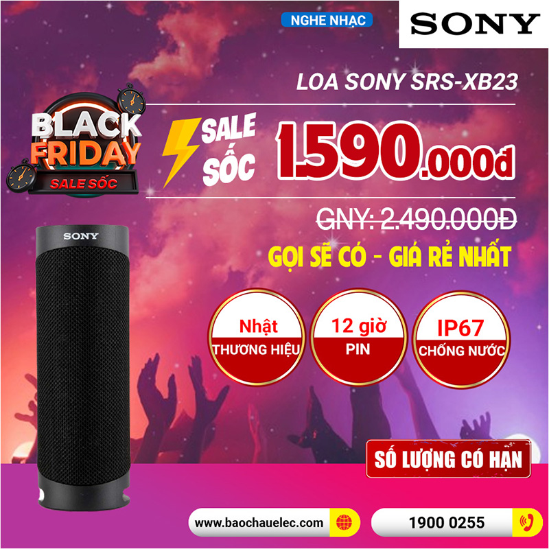 Bảo Châu Elec siêu sale Black Friday trong 07 ngày, giảm SÂU lên tới 76% toàn bộ sản phẩm