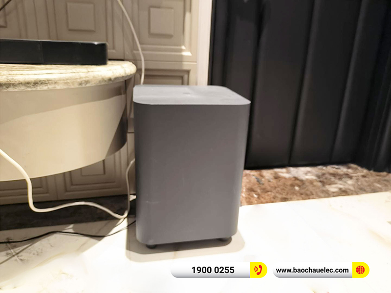 Lắp đặt bộ Loa Soundbar JBL Bar 1000 cho gia đình anh Thuận tại Hà Nội