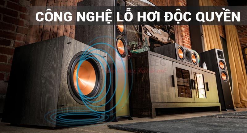 Loa sub điện Klipsch SPL-100 Công nghệ lỗ hơi độc quyền