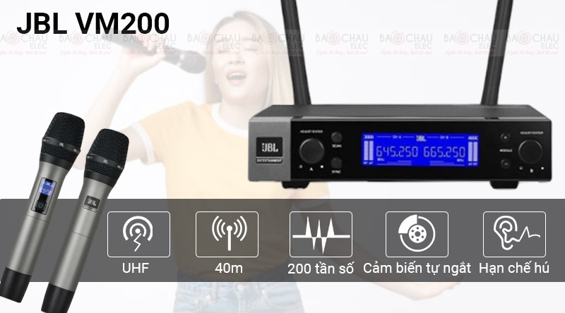 Micro không dây JBL VM200