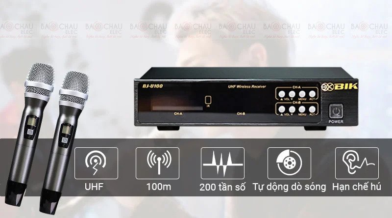 Micro không dây BIK U100 