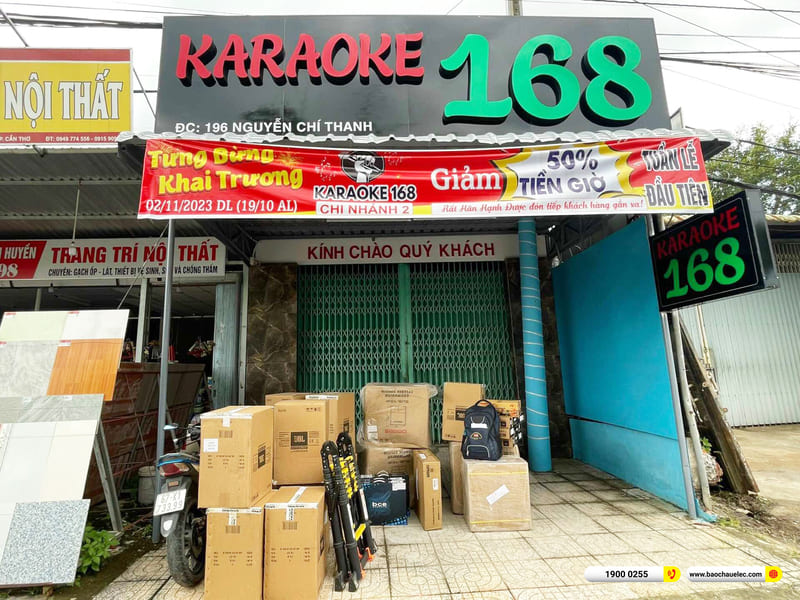 Lắp đặt 6 phòng hát kinh doanh gần 341tr cho quán karaoke 168 ở Cần Thơ