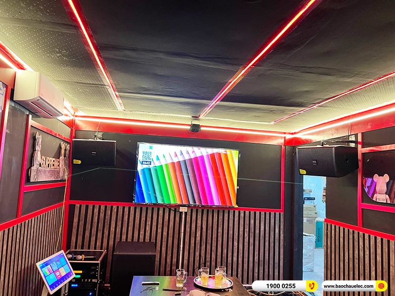 Lắp đặt ph&ograve;ng karaoke VIP qu&aacute;n bia gần 90tr cho anh Tuấn Anh tại H&agrave; Nội