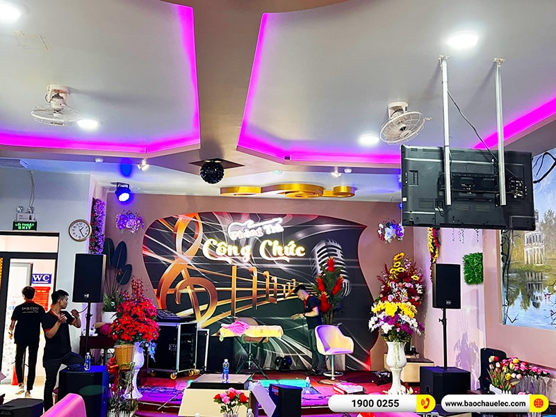 Lắp đặt dàn âm thanh trị giá 450tr cho Phòng trà Công chức tại Vũng Tàu