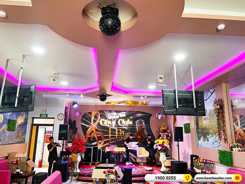 Lắp đặt dàn âm thanh trị giá 450tr cho Phòng trà Công chức tại Vũng Tàu
