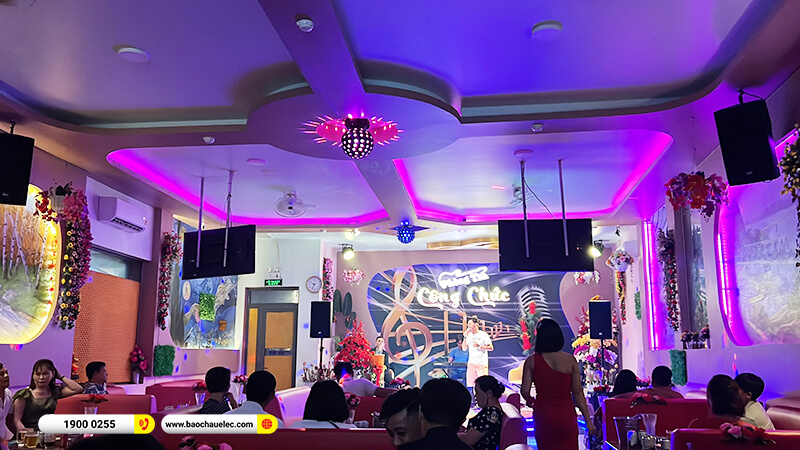 Lắp đặt dàn âm thanh trị giá 450tr cho Phòng trà Công chức tại Vũng Tàu