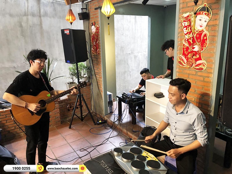 Lắp đặt bộ dàn âm thanh quán Cafe cho anh Huy tại TPHCM