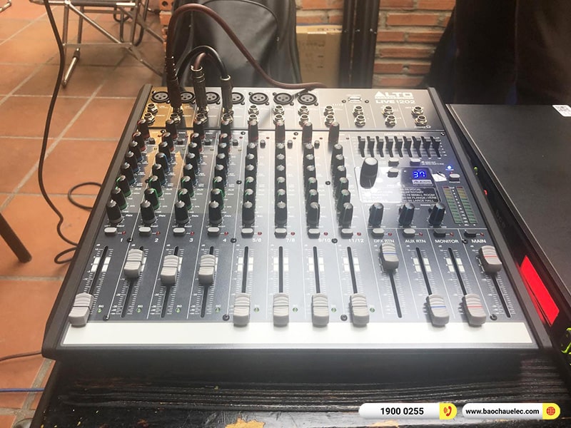 Lắp đặt bộ dàn âm thanh quán Cafe cho anh Huy tại TPHCM