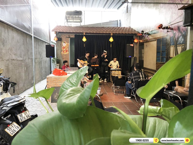 Lắp đặt bộ dàn âm thanh quán Cafe cho anh Huy tại TPHCM