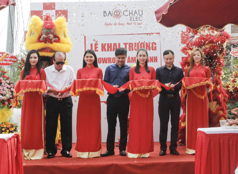 Thông báo khai trương showroom Bảo Châu Elec Quận 5 - TP.HCM