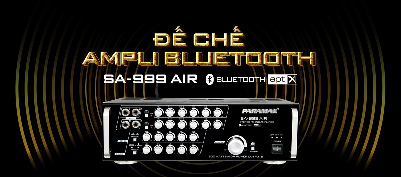 Công nghệ không dây (amply Bluetooth) giúp người dùng tận hưởng phút giây giải trí hoàn hảo