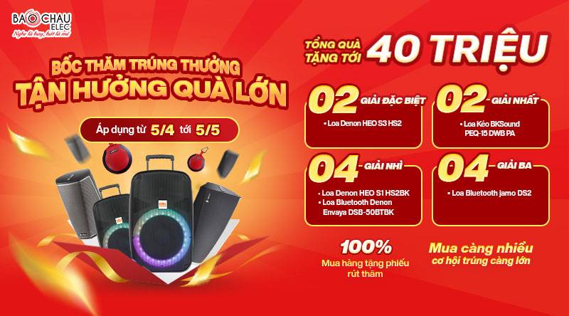 chương trình bốc thăm trúng thưởng tháng 4/2021