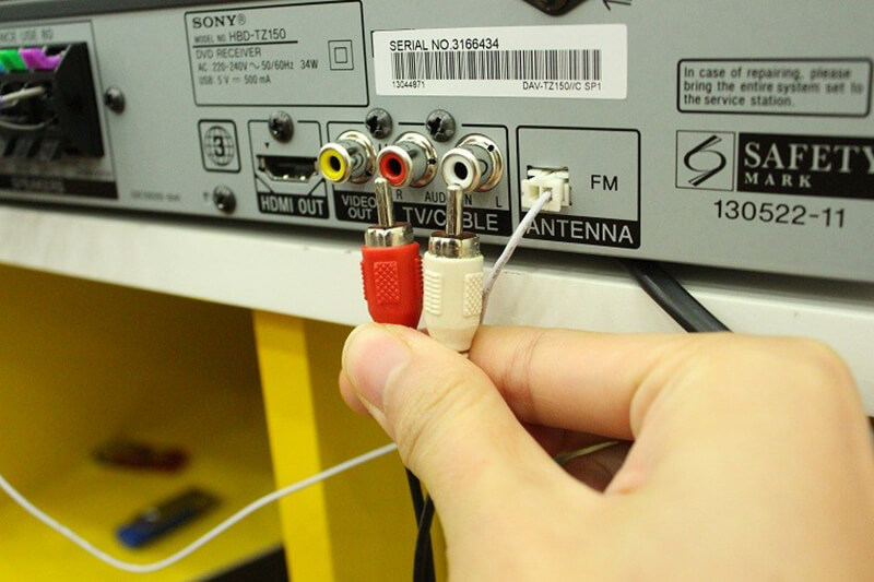cách kết nối dàn âm thanh 5.1 với tivi