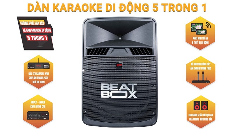 Loa kéo di động tiện lợi, karaoke mọi lúc mọi nơi
