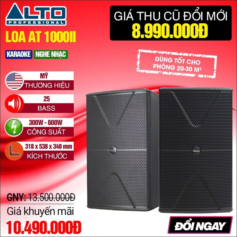 Đổi loa cũ - Lên đời loa mới full Mỹ, Nhật độc nhất trong năm