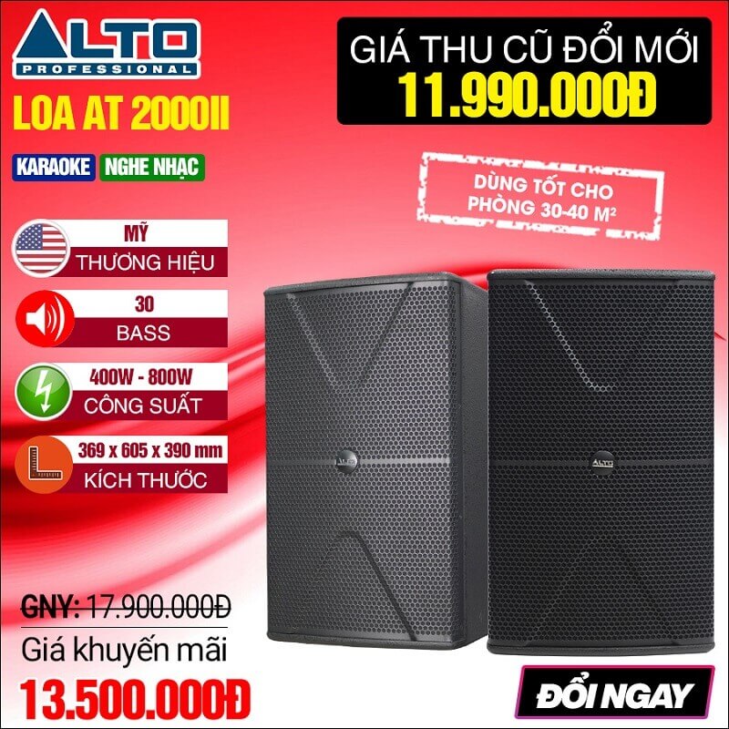 Đổi loa cũ - Lên đời loa mới full Mỹ, Nhật độc nhất trong năm