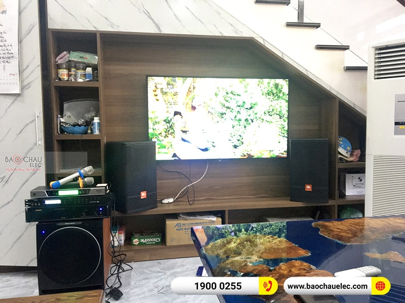 Dàn karaoke của gia đình anh Huy