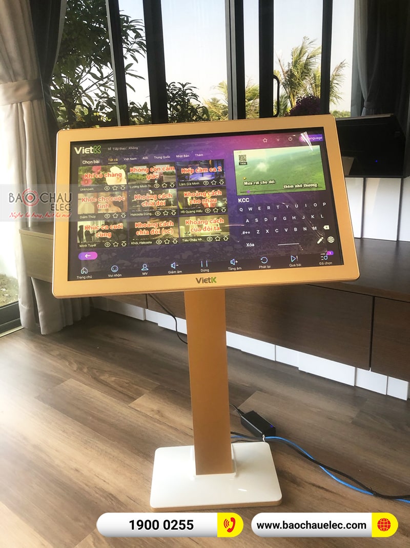 Dàn karaoke của gia đình anh Tuyến