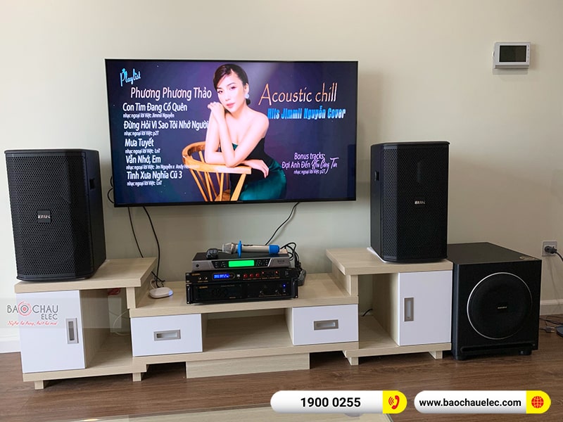 Dàn karaoke của gia đình chị Dung