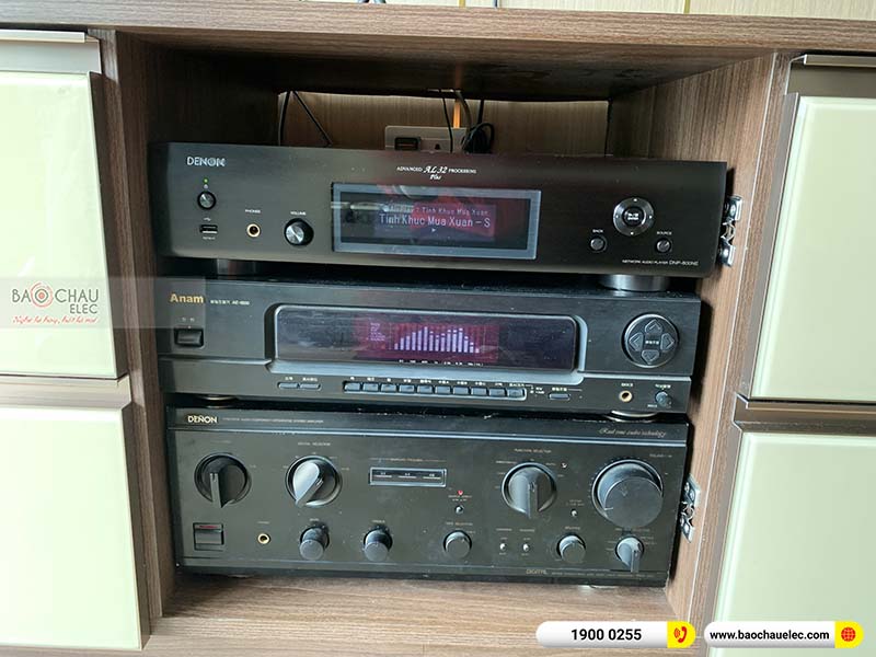 Dàn nghe nhạc của gia đình anh Sinh