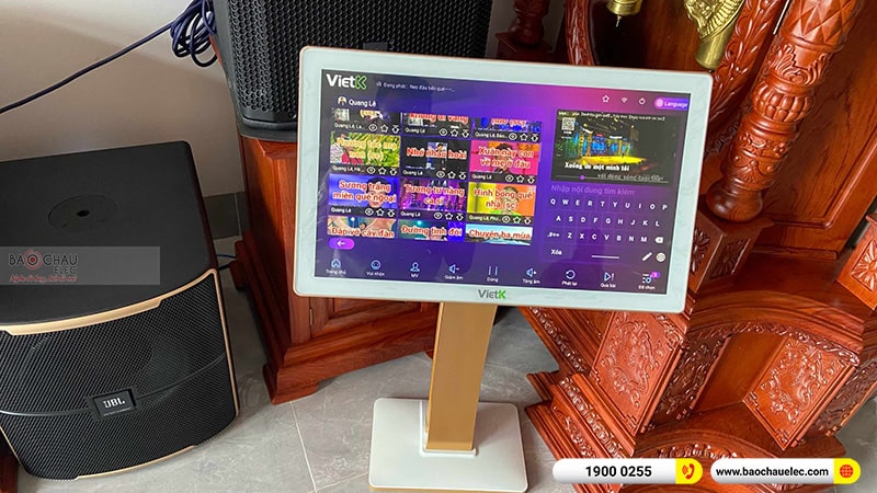 Lắp đặt dàn karaoke cao cấp cho cô Ngoan tại Quảng Ninh