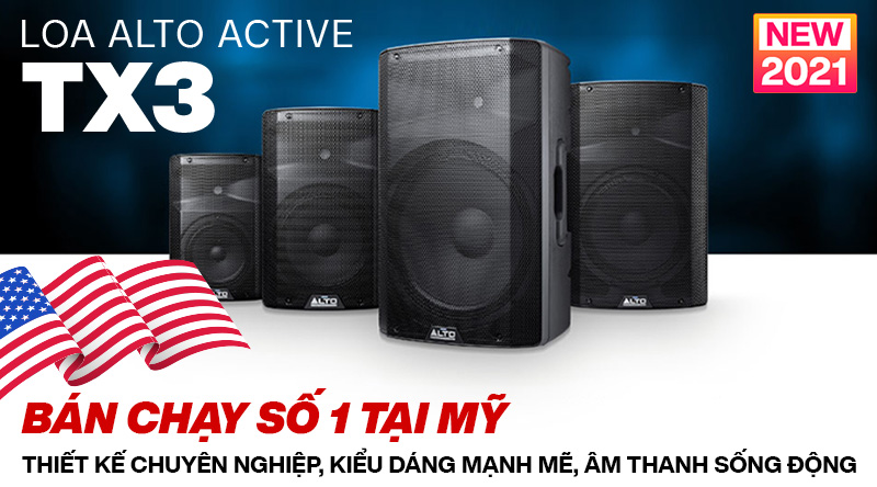 loa alto active tx3 bán chạy số 1 tại mỹ