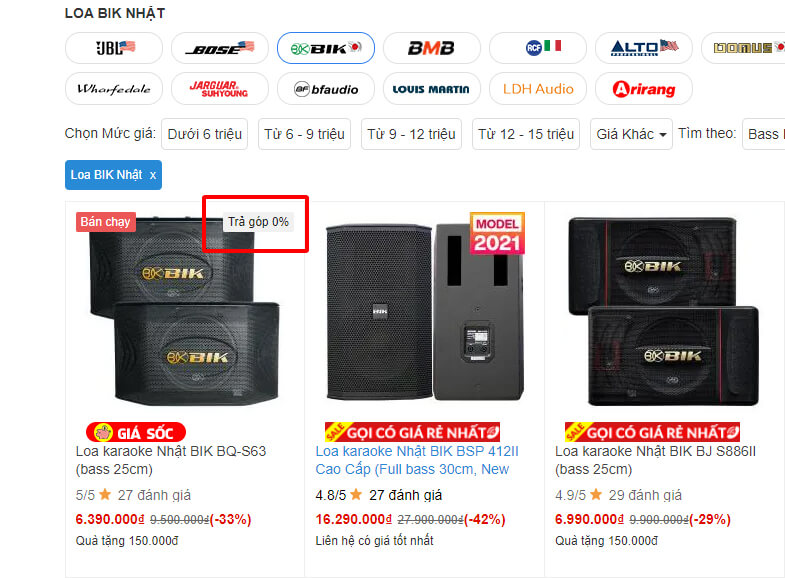 Mua trả góp thiết bị âm thanh tại Bảo Châu Audio lãi suất chỉ từ 0%