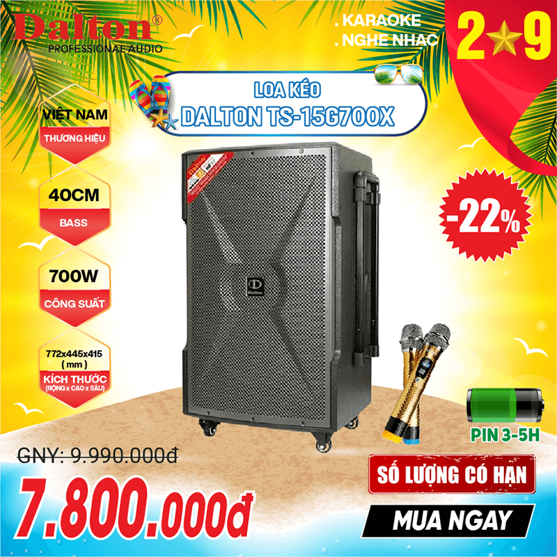 MỪNG NGÀY ĐỘC LẬP - KHUYỄN MÃI TRÀN NGẬP, giá rẻ chưa từng có, quà tặng cực to