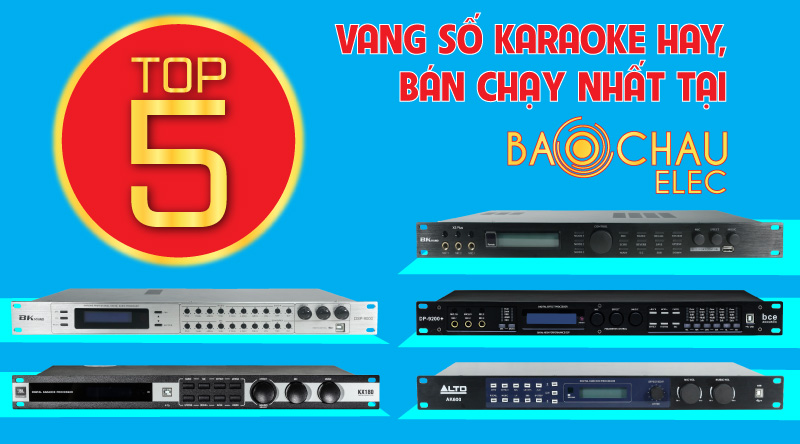 Top 5 vang số karaoke hay, bán chạy nhất tại Bảo Châu Elec