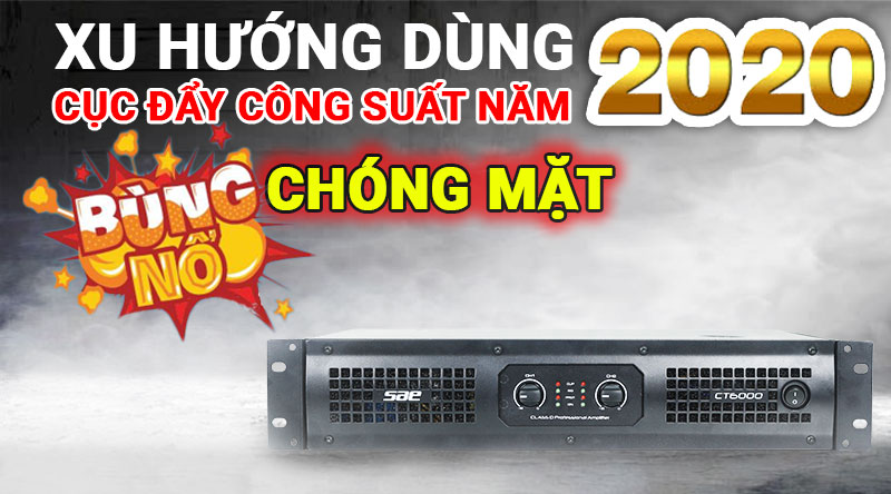 Xu hướng dùng cục đẩy công suất năm 2020 - Bùng nổ chóng mặt