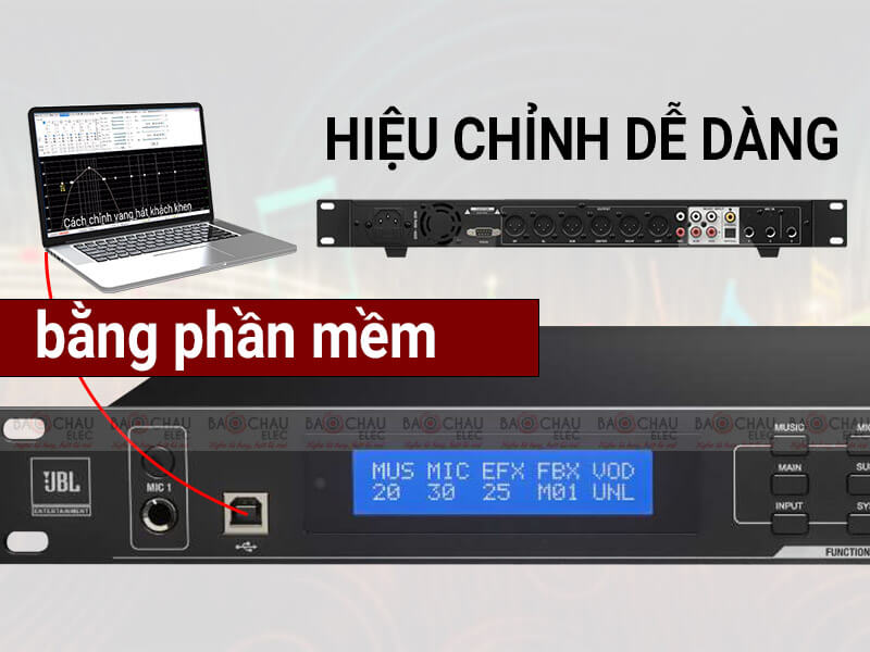 Vang số JBL VX8